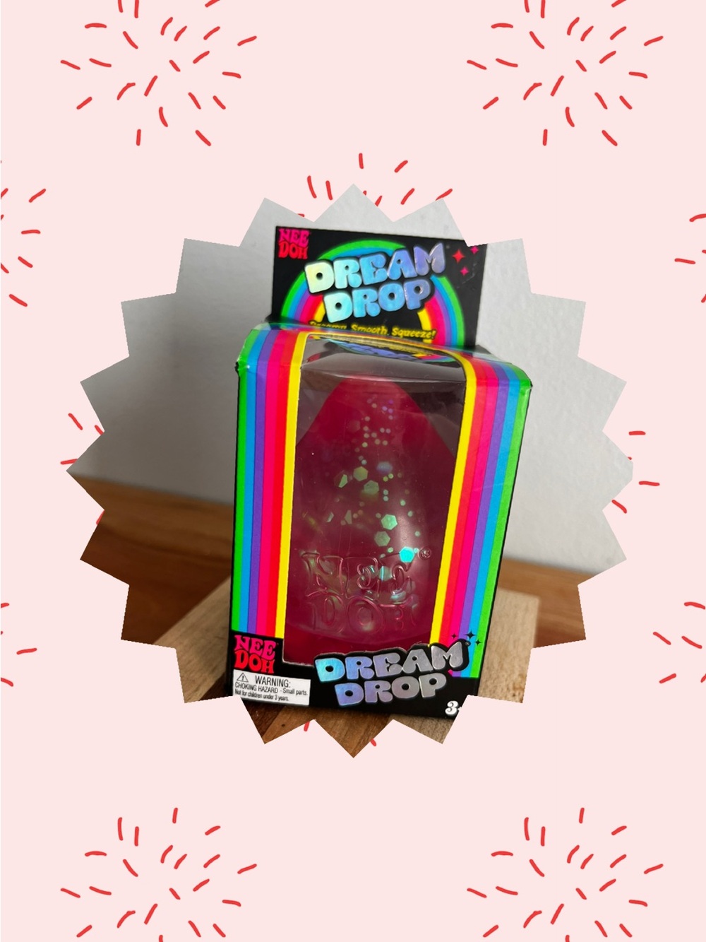 Dream Drop Glitter✨ Needoh — Pink🎀